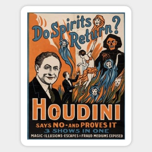 Houdini Show - Poster Sticker